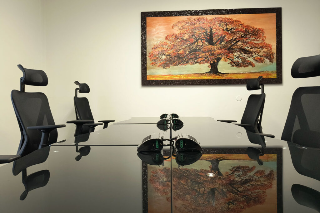 Foto di uno degli spazi di coworking